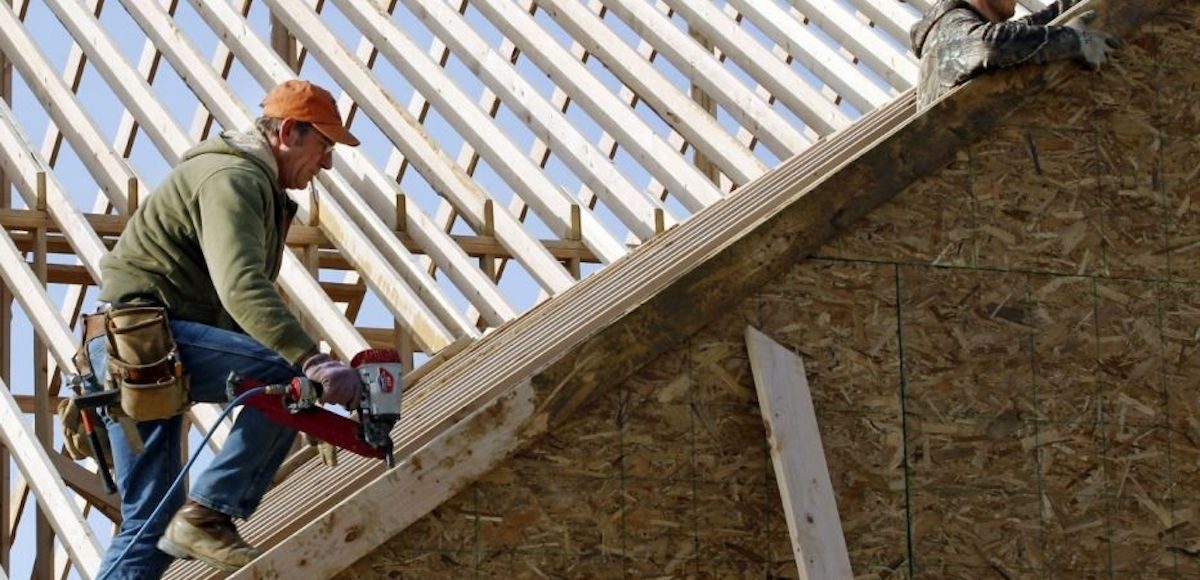 In this Thursday, Dec. 6, 2012, photo a new home is constructed in Pepper Pike, Ohio. US home construction surges 12.1 percent in December to end best year since 2008. (Photo: AP)