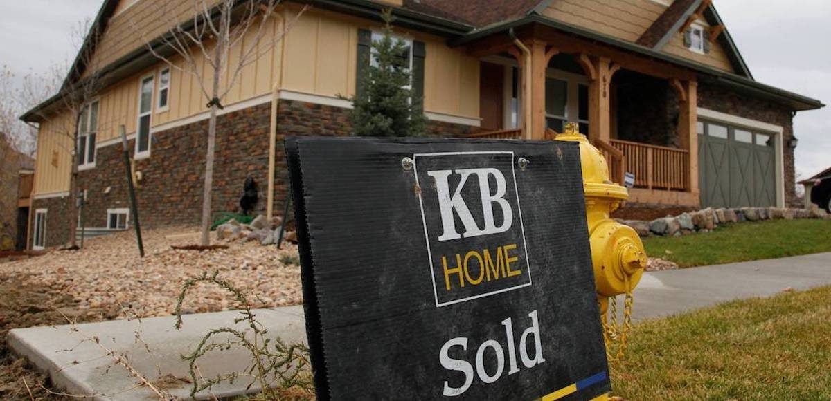 A sold sign is seen outside a house built by KB Home in Golden, Colorado, United States October 27, 2009. (Photo: Reuters)