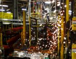 SUV parts are fabricated in the stamping facility at the General Motors Assembly Plant on June 9, 2015. (Photo: Reuters)
