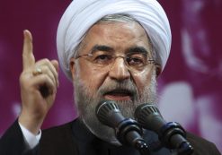 In this Tuesday, May 9, 2017 file photo, Iranian President Hassan Rouhani speaks in a campaign rally for May 19 presidential election in Tehran, Iran. (Photo: AP)