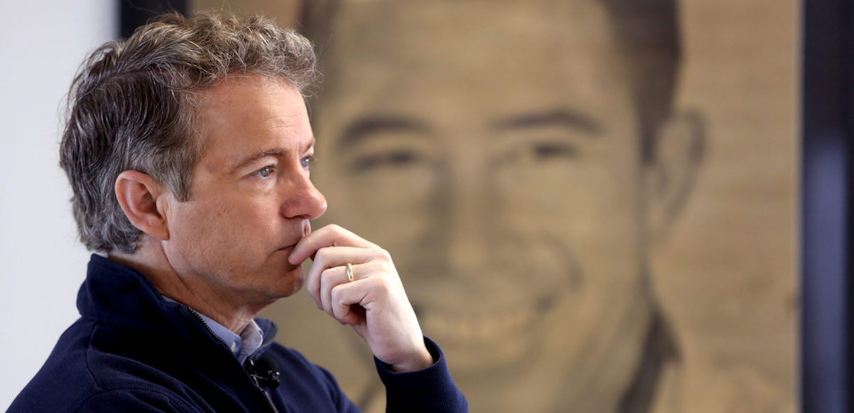 Sen. Rand Paul, R-Ky., listens to questions on health care and the Republican effort to repeal ObamaCare. (Photo: Reuters)