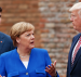 German Chancellor Angela Merkel, center, talks with Canadian Prime Minister Justin Trudeau, left, and President Donald Trump during a family photo with G7 leaders at the Ancient Greek Theater of Taormina during the G7 Summit, Friday, May 26, 2017, in Taormina, Italy. (Photo: AP)