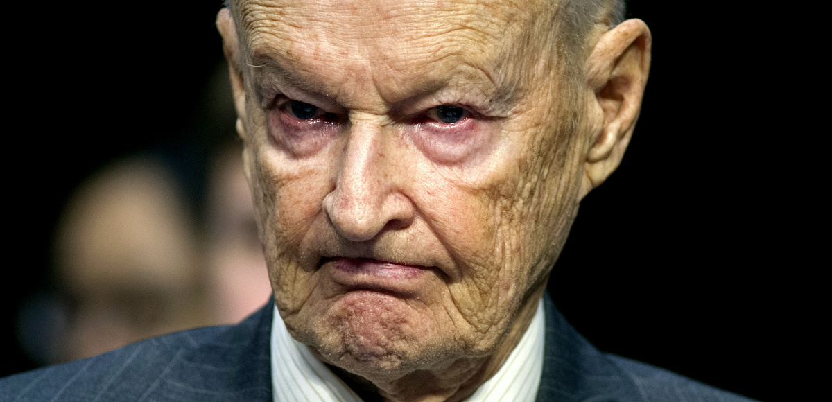 Zbigniew Brzezinski, counselor and trustee, Center For Strategic And International Studies, testifies on Capitol Hill in Washington, Wednesday, Jan. 21, 2015, before the Senate Armed Services Committee's hearing to examine global challenges and US national security strategy. (Photo: AP)