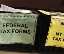 FILE PHOTO - Crates filled with 2011 tax forms are seen at the 96th Street Public Library in New York April 17, 2012. (Photo: Reuters)