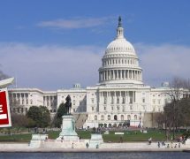 For Sale sign outside the U.S. Capitol Building in Washington, D.C. (Graphic Illustration)