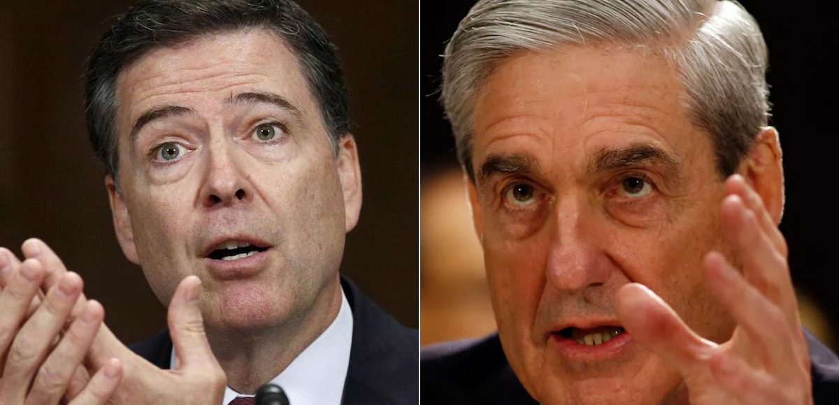 James Comey, left, testifies during a Senate Judiciary Committee hearing on July 8, 2015. Robert Mueller, right, testifies before the Senate Judiciary Committee on June 19, 2013. (Photos: Reuters)