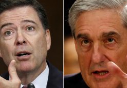 James Comey, left, testifies during a Senate Judiciary Committee hearing on July 8, 2015. Robert Mueller, right, testifies before the Senate Judiciary Committee on June 19, 2013. (Photos: Reuters)