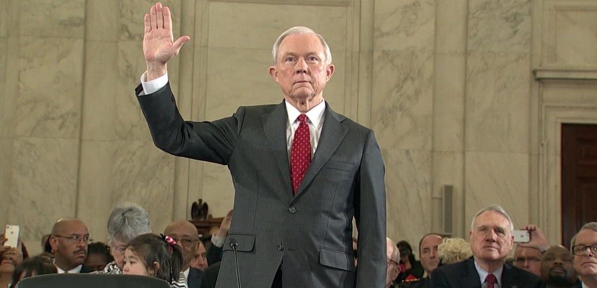 Sen. Jeff Sessions, R-Ala. is sworn in on Capitol Hill in Washington, Tuesday, Jan. 10, 2017, prior to testifying at his confirmation hearing for attorney general before the Senate Judiciary Committee. (Photo: Reuters)