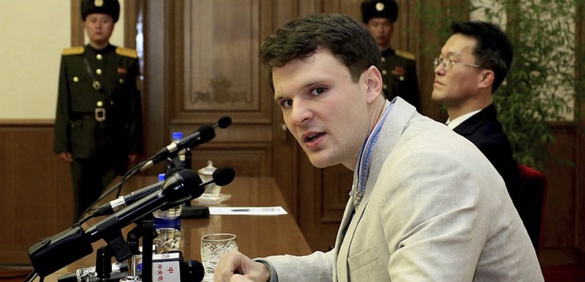 Otto Warmbier, 22, a U.S. student who was sentence to 15 years hard labor in North Korea. (Photo: AP)