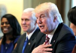 U.S. President Donald Trump attends a meeting with the Congressional Black Caucus Executive Committee at the White House in Washington, DC, U.S., March 22, 2017. (Photo: Reuters)
