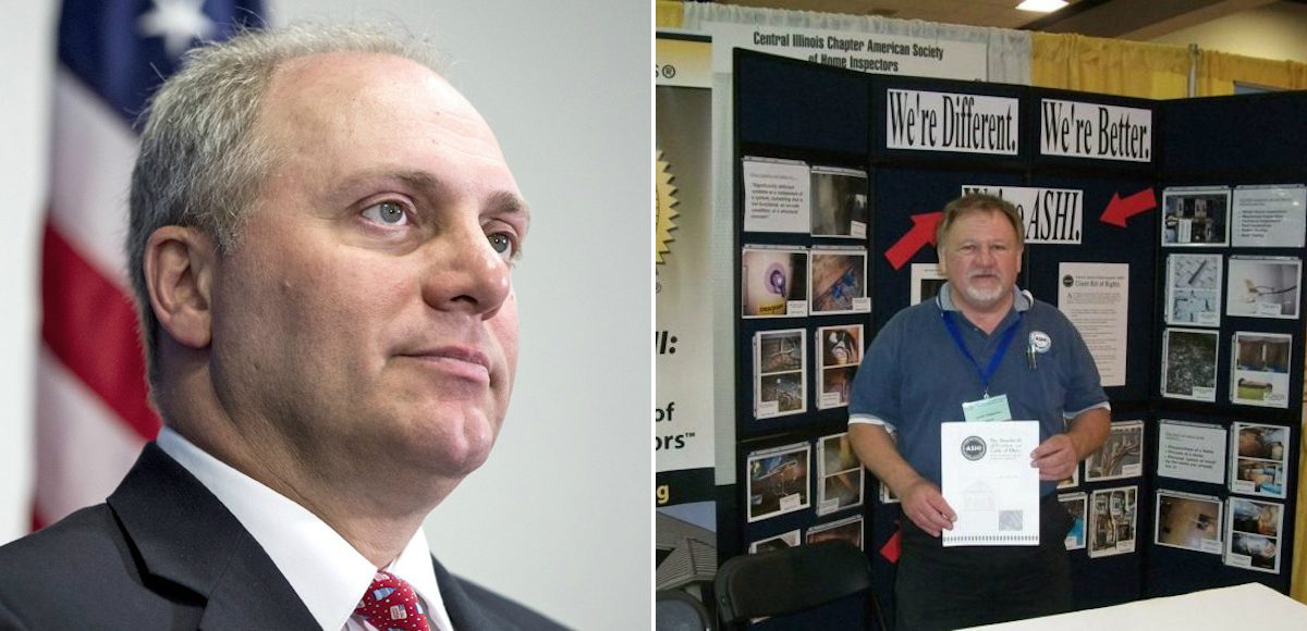 House Whip Steve Scalise, R-La., was shot by James T. Hodgkinson, a leftwing Trump-hater who supported Bernie Sanders and Hillary Clinton. (Photos: AP/Facebook)