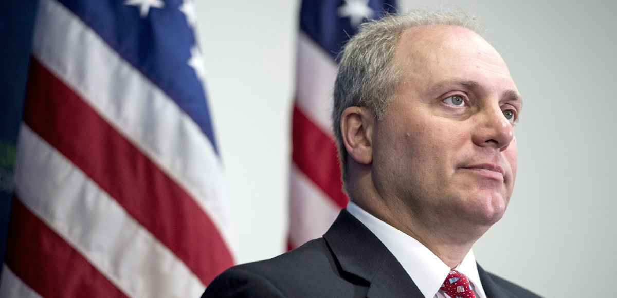 UNITED STATES - JUNE 2: House Majority Whip Steve Scalise, R-La., speaks to the media following the House Republican Conference meeting in the Capitol on Tuesday, June 2, 2015. (Photo: AP)
