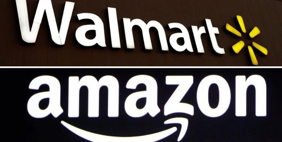 Walmart Amazon Split (Photo: Reuters)