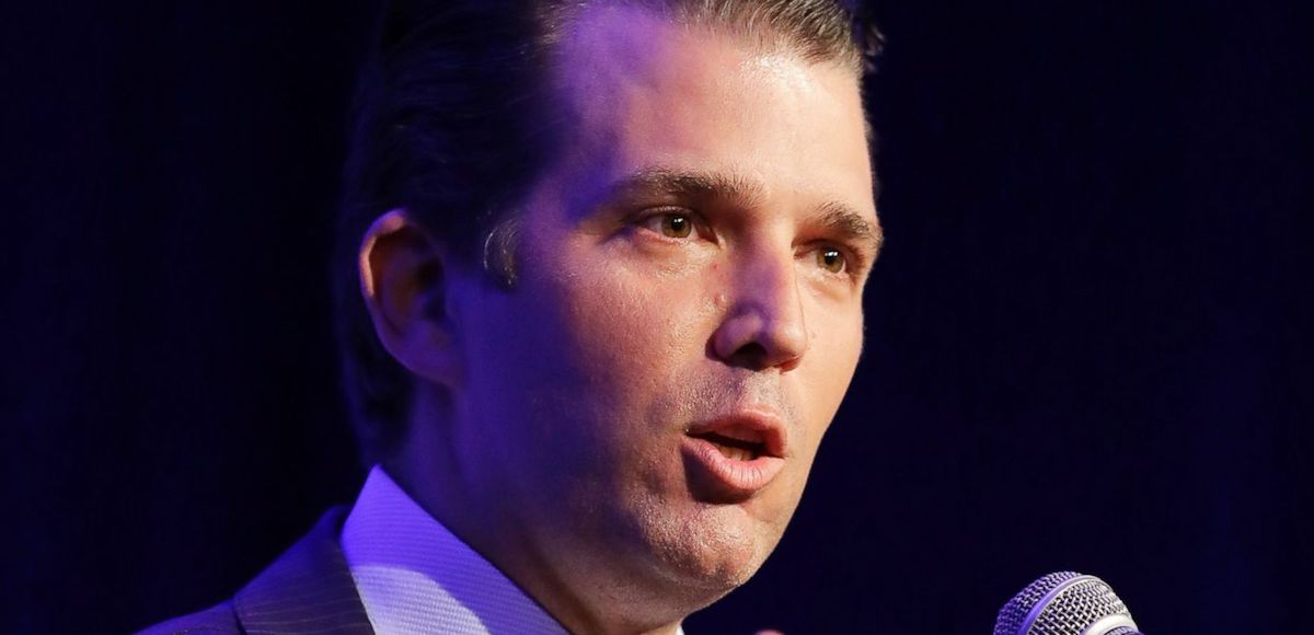 Donald Trump Jr. speaks in Indianapolis, Indiana on May 8, 2017. (Photo: AP)