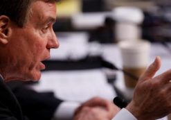 Sen. Mark Warner, D-Va., the Ranking Member of the Senate Intelligence Committee, asks a question during a hearing on Capitol Hill in Washington, D.C., U.S., June 7, 2017. (Photo: Reuters)