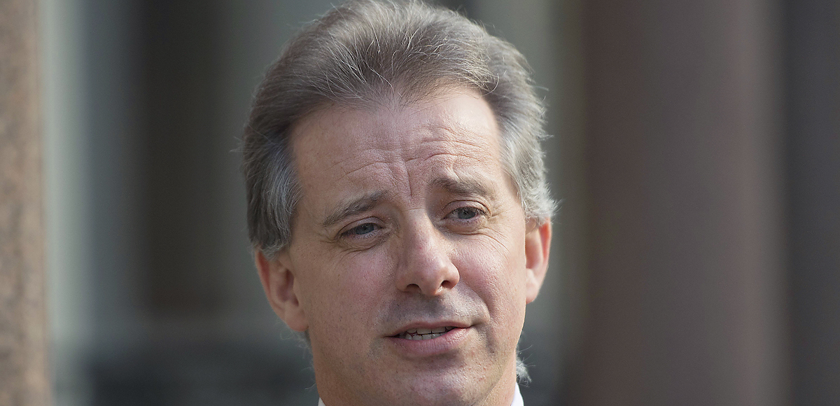 Christopher Steele, the former MI6 agent who set-up Orbis Business Intelligence and compiled a dossier on Donald Trump, in London where he has spoken to the media for the first time on Tuesday March 7, 2017. (Photo: AP)