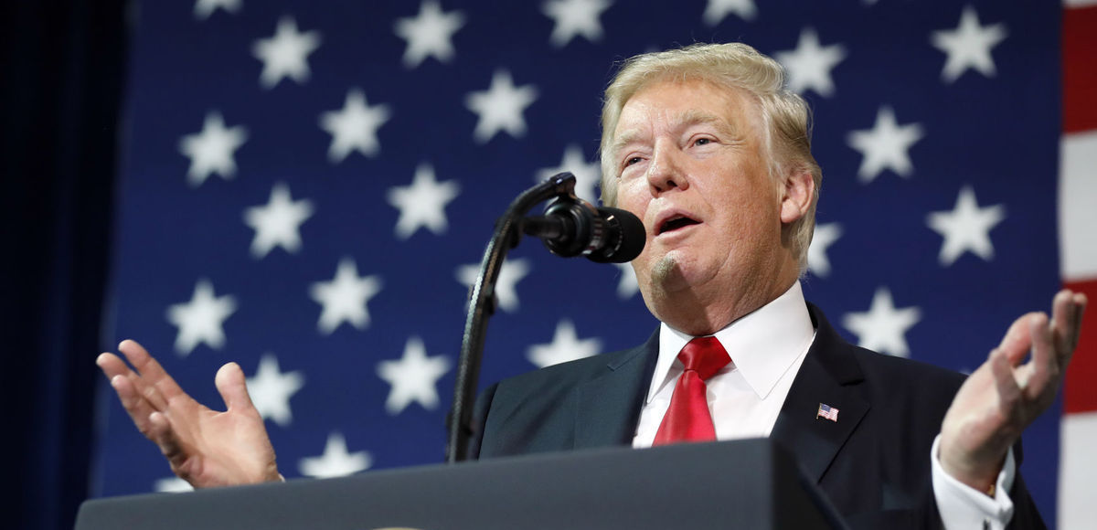 President Donald Trump speaks about tax reform, Wednesday, Aug. 30, 2017, at the Loren Cook Company in Springfield, Mo. (Photo: AP)