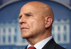 National Security Advisor H.R. McMaster answers questions at a White House press briefing. (Photo: AP)