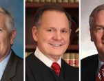 From left to Right. Rep. Mo Brooks, Judge Roy Moore and Sen. Luther Strange.