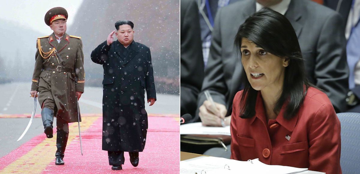 North Korean leader Kim Jong Un, left, and United States to the U.N. Ambassador Nikki Haley, right. (Photos: Reuters/AP)