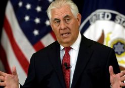 U.S. Secretary of State Rex Tillerson delivers remarks to the employees at the State Department in Washington, U.S., May 3, 2017. (Photo: Reuters)