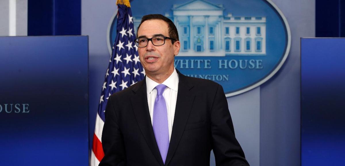 Treasury Secretary Steven Mnuchin speaks at a press briefing at the White House in Washington, U.S., February 14, 2017. (Photo: Reuters)