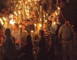 White nationalists carry torches on the grounds of the University of Virginia, on the eve of a planned Unite The Right rally in Charlottesville, Virginia. (Photo: Reuters)