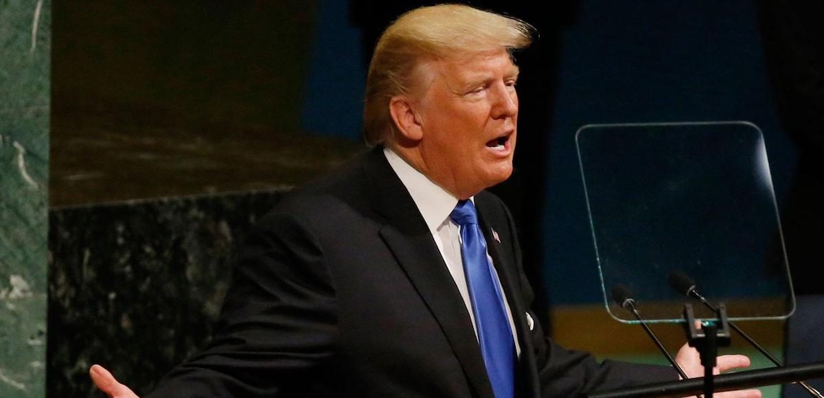 U.S. President Donald Trump addresses the 72nd United Nations General Assembly at U.N. headquarters in New York, U.S., September 19, 2017. (Photo: Reuters)