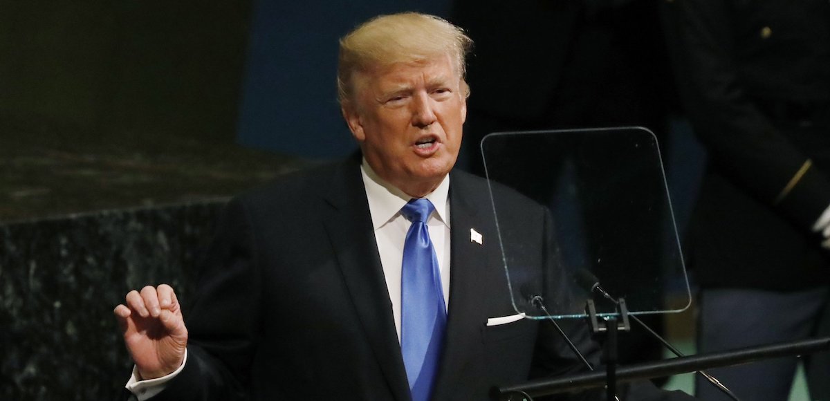 U.S. President Donald Trump addresses the 72nd United Nations General Assembly at U.N. headquarters in New York, U.S., September 19, 2017. (Photo: Reuters)