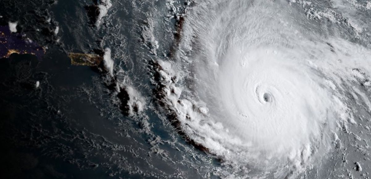 Hurricane Irma via Satellite Image provided by NOAA.