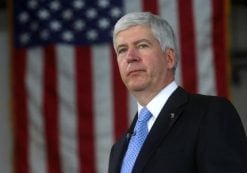 Michigan Governor Rick Snyder is seen at a bill signing event in Detroit, Michigan, U.S. on June 20, 2014. Picture taken on June 20, 2014. (Photo: Reuters)