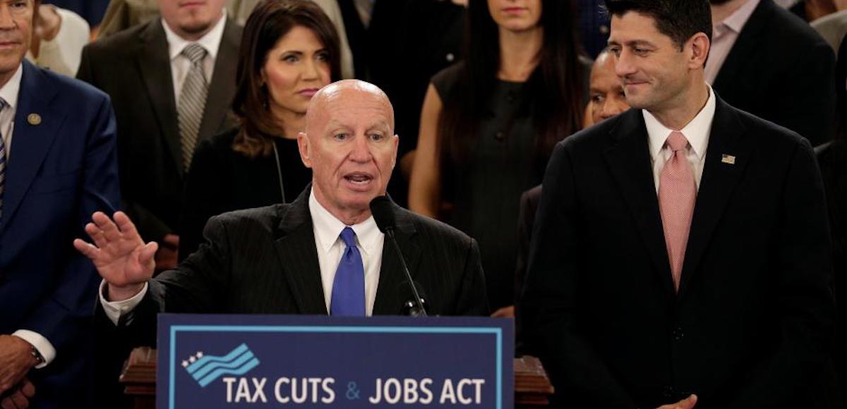 Chairman of the House Ways and Means Committee Kevin Brady (R-TX) and Speaker of the House Paul Ryan (R-WI) and unveil legislation to overhaul the tax code on Capitol Hill in Washington, U.S., November 2, 2017. (Photo: Reuters)