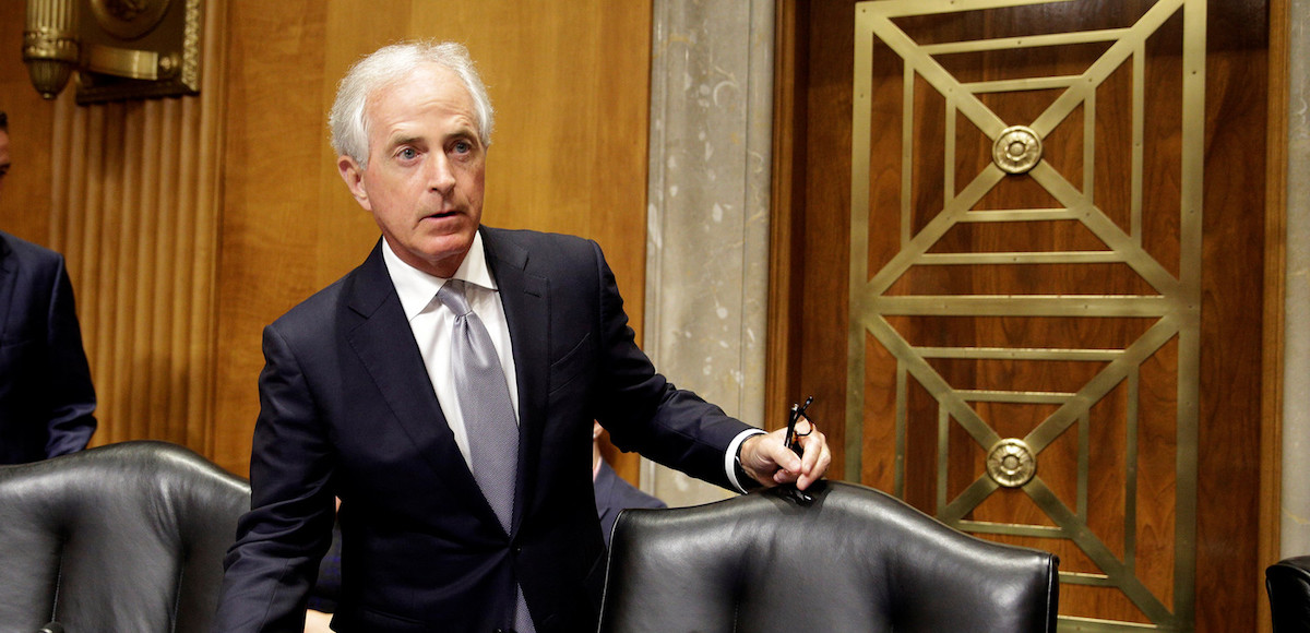 Senator Bob Corker, R-Tenn., arrives for a Senate Foreign Relations Committee hearing on Capitol Hill in Washington, U.S., October 24, 2017. (Photo: Reuters)