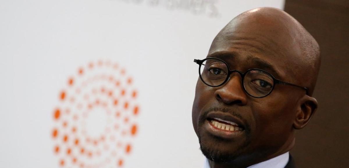 South Africa's Finance Minister Malusi Gigaba looks on as he speaks during the Thomson Reuters economist of the year awards in Sandton, South Africa July 13, 2017. (Photo: Reuters)