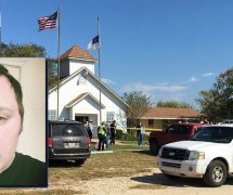 Emergency personnel respond to a fatal shooting at a Baptist church in Sutherland Springs, Texas, Sunday, Nov. 5, 2017. (Photos: AP)
