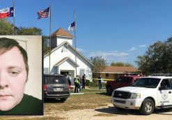 Emergency personnel respond to a fatal shooting at a Baptist church in Sutherland Springs, Texas, Sunday, Nov. 5, 2017. (Photos: AP)