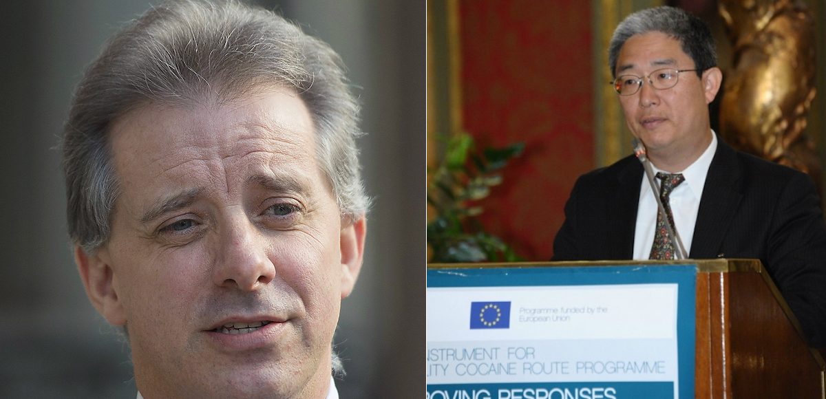 Christopher Steele, left, the former MI6 agent and head of the Russia desk, and Bruce G. Ohr, right, former associate deputy attorney general at the Justice Department. (Photos: AP/ Global Initiative)