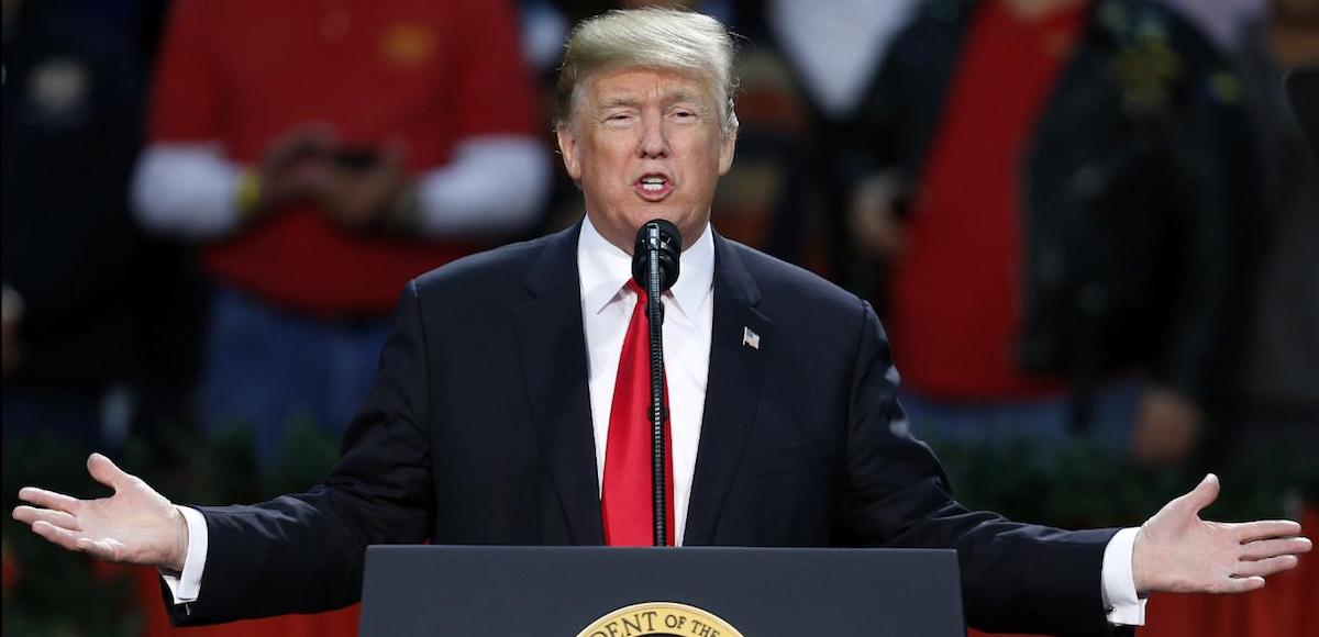 President Donald Trump speaks during a rally in Pensacola, Fla., Friday, Dec. 8, 2017. (Photo: AP)