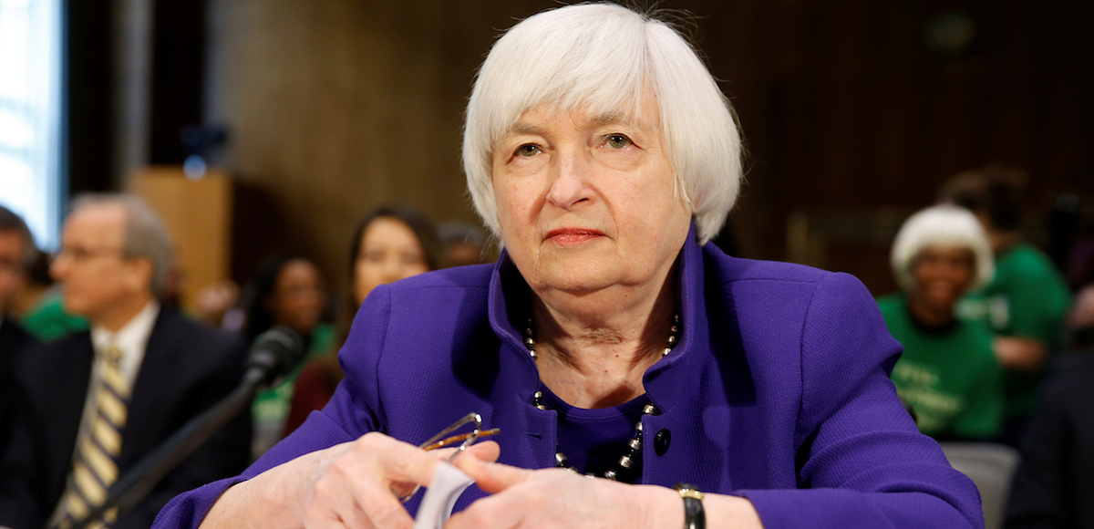 Federal Reserve Chair Janet Yellen prepares to speak before a Senate Banking, Housing, and Urban Affairs Committee hearing on the ìSemiannual Monetary Policy Report to the Congressî on Capitol Hill in Washington, U.S., February 14, 2017. (Photo: Reuters)