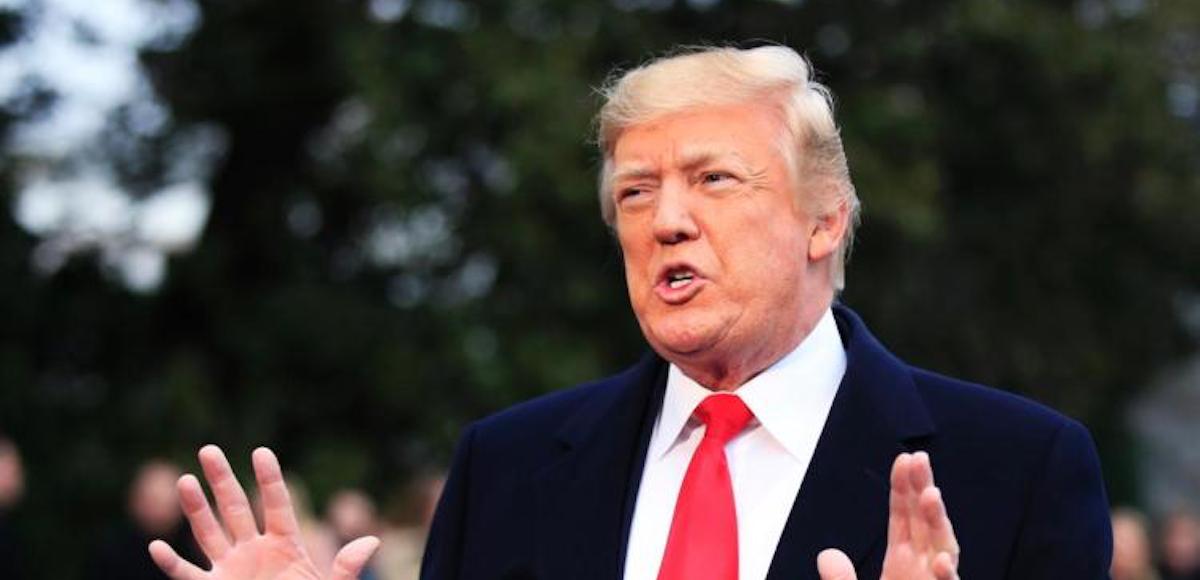 President Donald Trump speaks to reporters before leaving the White House in Washington, Friday, Dec. 15, 2017, for a trip to Quantico, Va., to attend the FBI National Academy graduation ceremony. (Photo: AP)