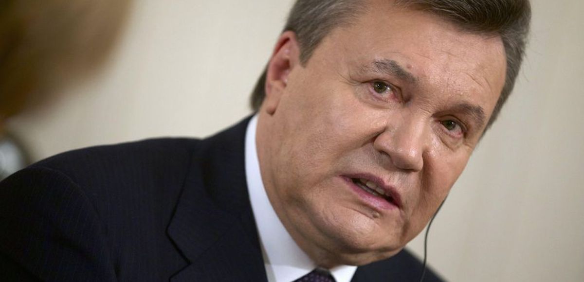 Ousted Ukrainian President Viktor Yanukovych speaks during the interview with The Associated Press, in Rostov-on-Don, Russia, on Wednesday, April 2, 2014. (Photo: AP)