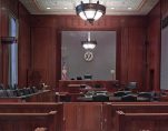 A view of a federal courtroom in Virginia.