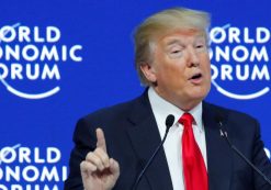 U.S. President Donald Trump addresses the World Economic Forum (WEF) annual meeting in Davos, Switzerland, January 26, 2018. (Photo: REUTERS)
