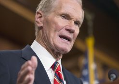 Sen. Bill Nelson, D-Fla. speaks during a news conference on Capitol Hill in Washington, Tuesday, June 21, 2016, to unveil a new gun legislation proposal. (Photo: AP)