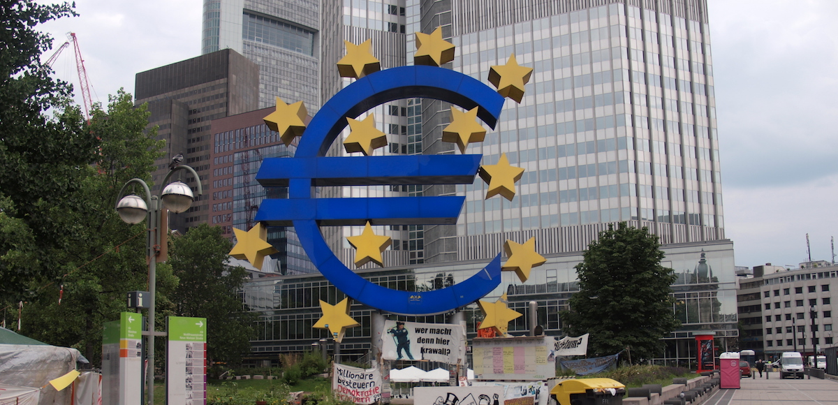 European Central Bank headquarters in Frankfurt, Germany. (Photo: Wiki Commons)