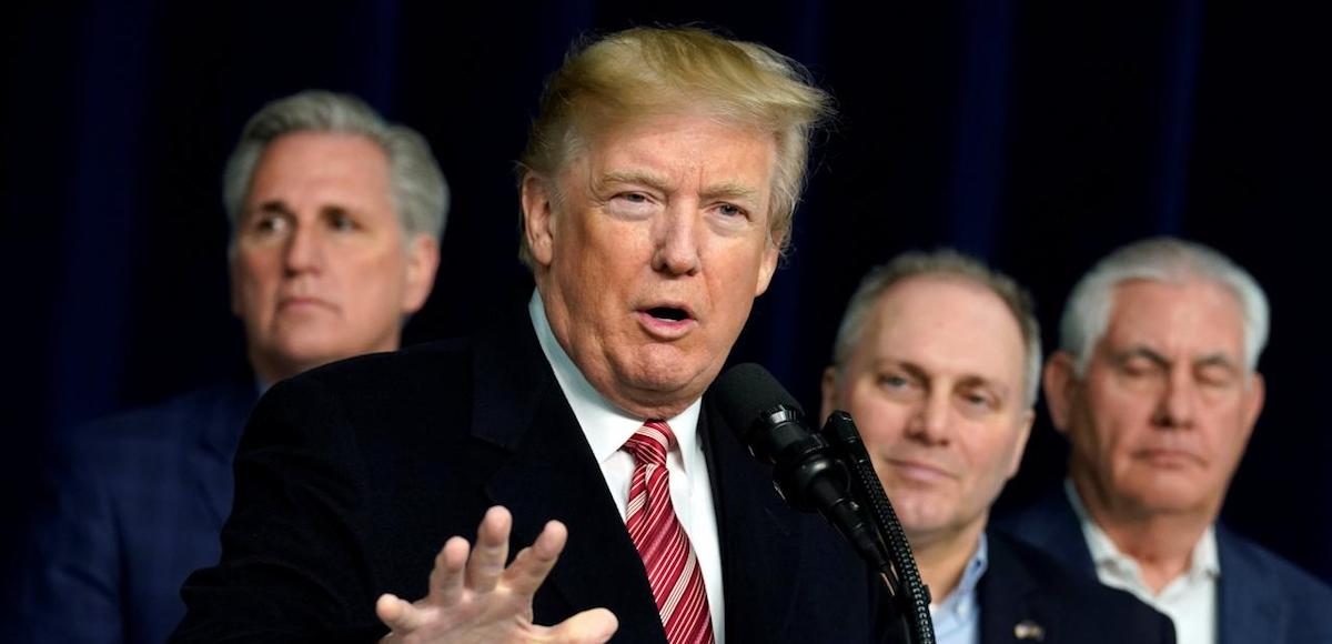 U.S. President Donald Trump speaks to the media after the Congressional Republican Leadership retreat at Camp David, Maryland, U.S., January 6, 2018. (Photo: Reuters)