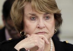 Chairwoman Louise Slaughter (D-NY) sits during the House Committee on Rules meeting on Capitol Hill in Washington March 20, 2010.