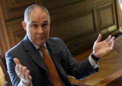 Environmental Protection Agency Administrator Scott Pruitt speaks during an interview for Reuters at his office in Washington, U.S., July 10, 2017. (Photo: Reuters)