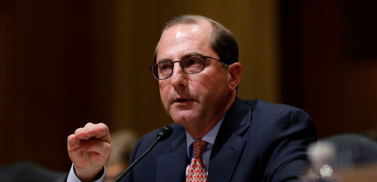 Alex Azar II testifies before the Senate Finance Committee on his nomination to be Health and Human Services secretary in Washington, U.S., January 9, 2018. (Photo: Reuters)