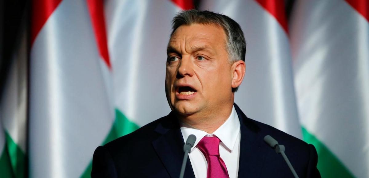 Hungarian Prime Minister Viktor Orban speaks during his state-of-the-nation address in Budapest, Hungary, February 10, 2017. (Photo: Reuters)